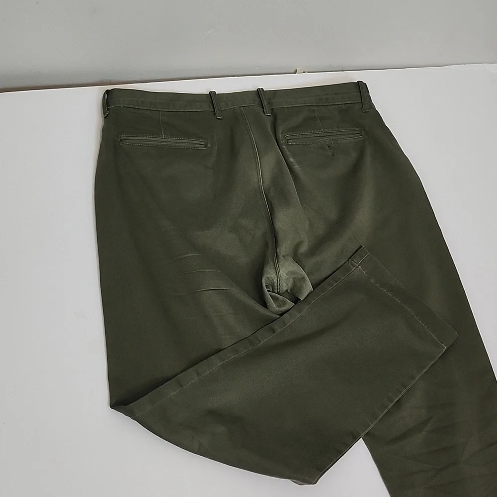 J. Crew Stretch Pants in Olive